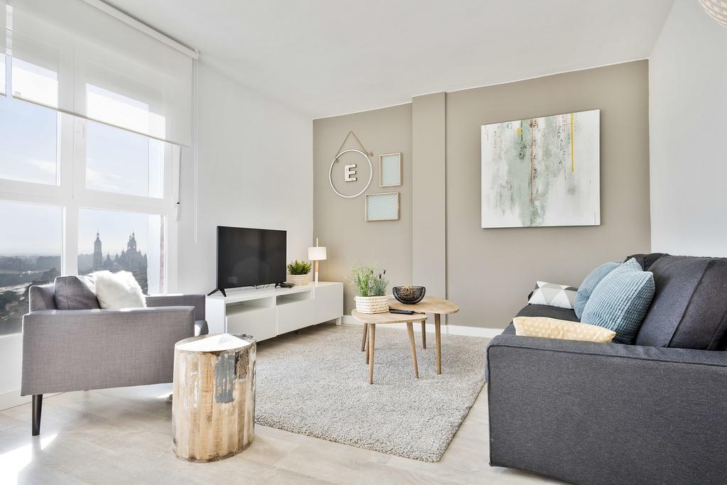 Ferienwohnung Mirador Del Ebro Saragossa Exterior foto